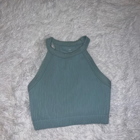 Aerie Tank Top with Built in Bra size Large Light Blue - Picture 2 of 3